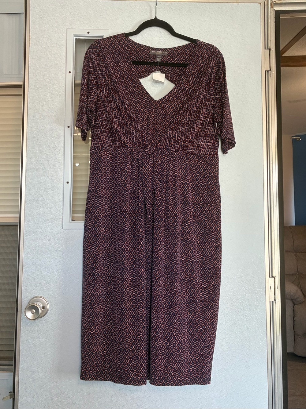 New A Pea in the Pod Maternity Dress Back Opening Women's Large